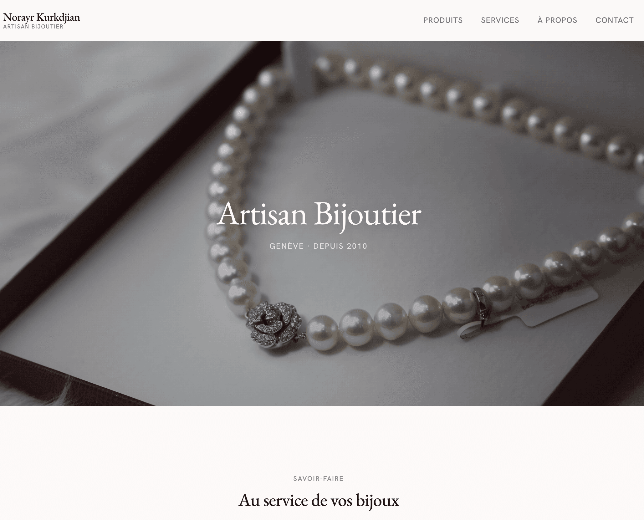 Artisan Bijoutier: A craftsman's work, finally online